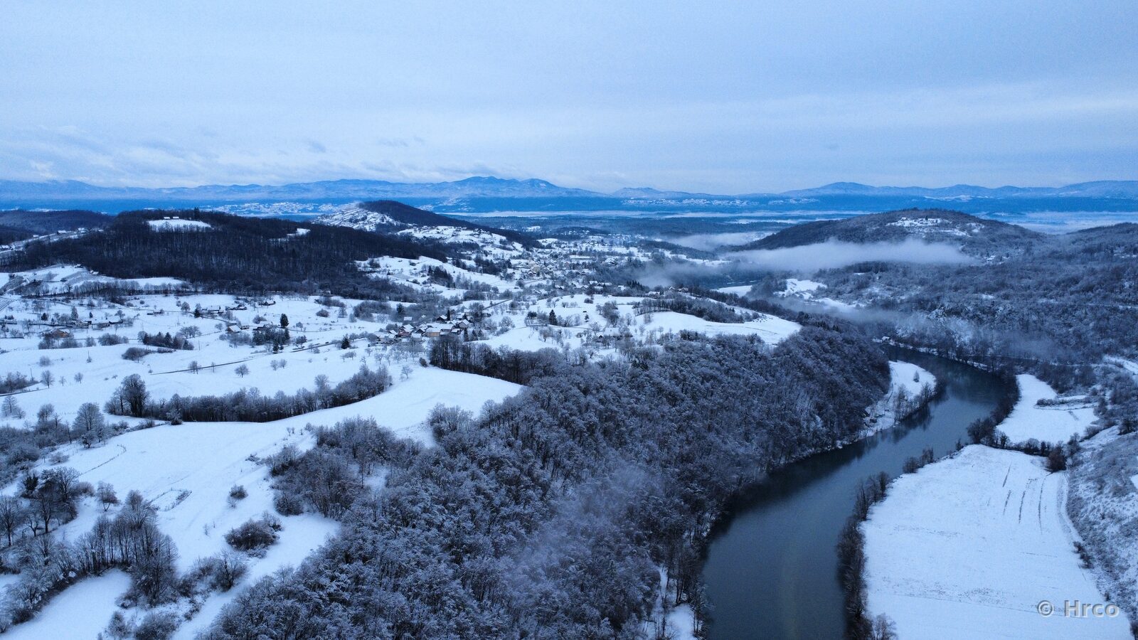 Snowy river meander