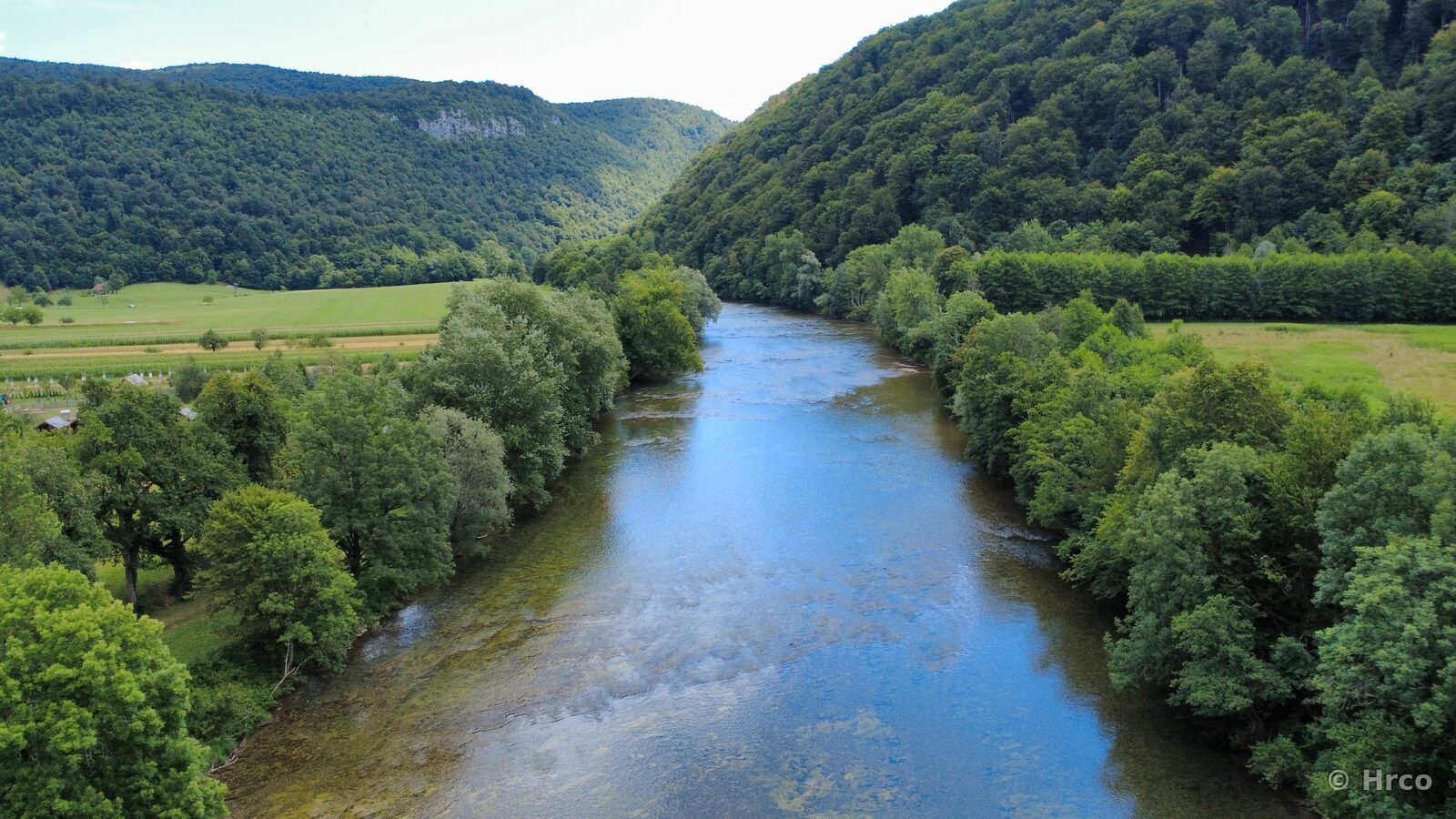 River through mountain valley